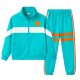Turquoise & Orange Hexagon Tracksuit