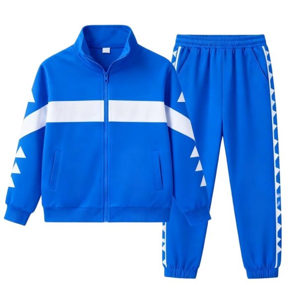 Blue & White Triangle Tracksuit