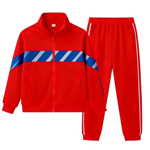 Red & Blue Stripe Tracksuit