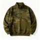 Camouflage Oversized Half-Zip Sweatshirt